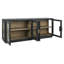 Larson 90" Glass Reclaimed Pine Wood Sideboard-218191613