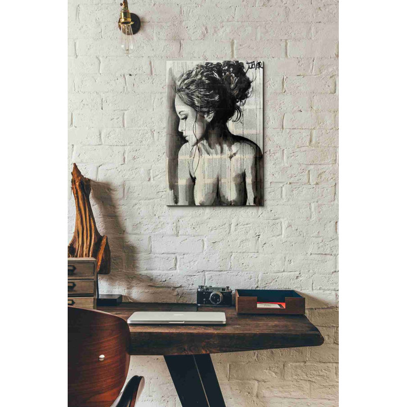 «Dreamer» par Loui Jover, art mural sur toile, H 18 po x l 12 po x P 0,75 po
