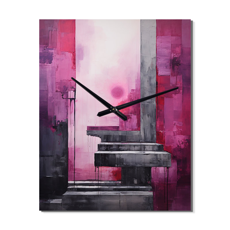 Aquilah - Horloge murale moderne gratte-ciel, Petit