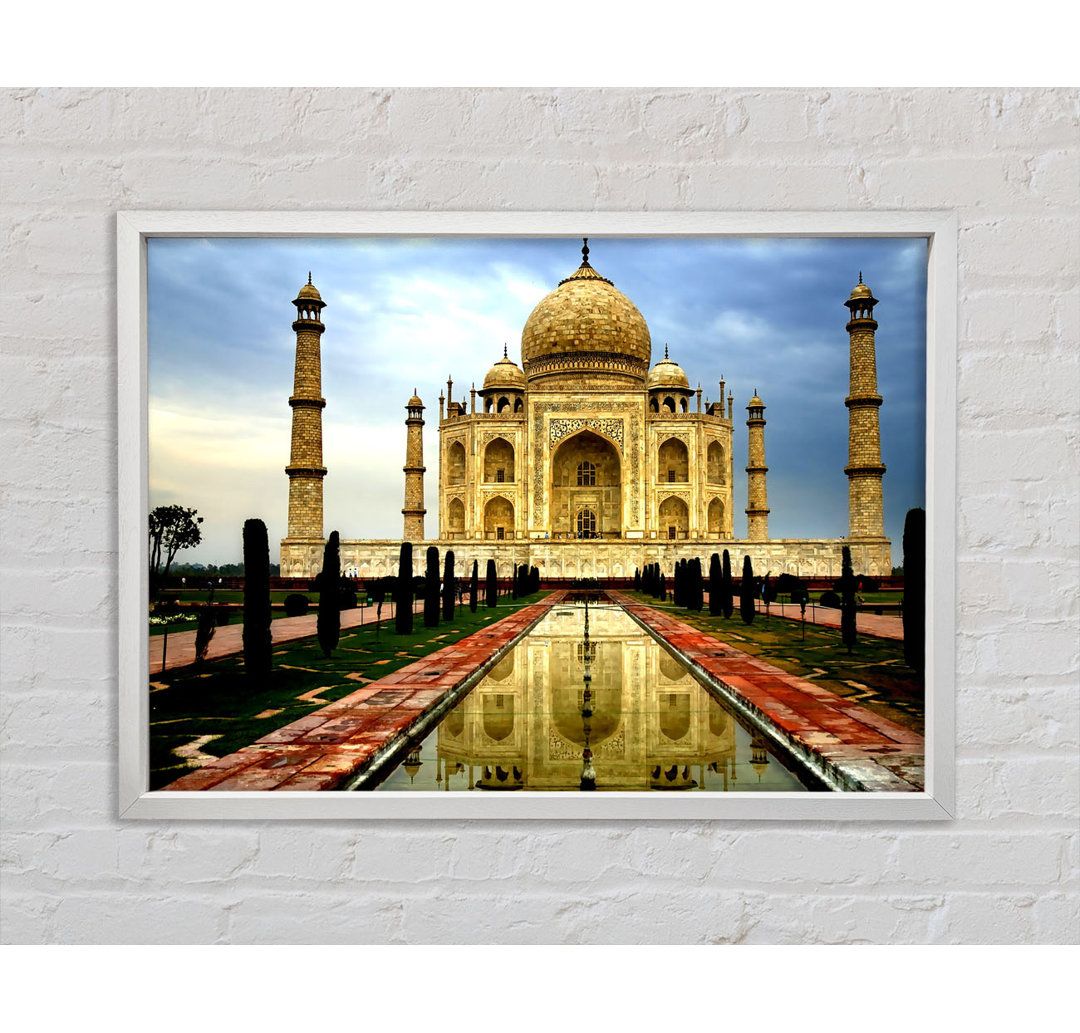 Taj Mahal Indien Reflexionen - Druck