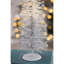 Ombre BB Tree - Set of 2 - 7.5" x 7.5" x 23.6" - White/Silver