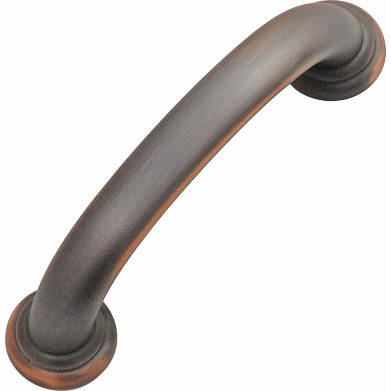 Zephyr Kitchen Cabinet Handles, Solid Core Drawer Pulls for Doors, 3", Oil-Rubbed Bronze