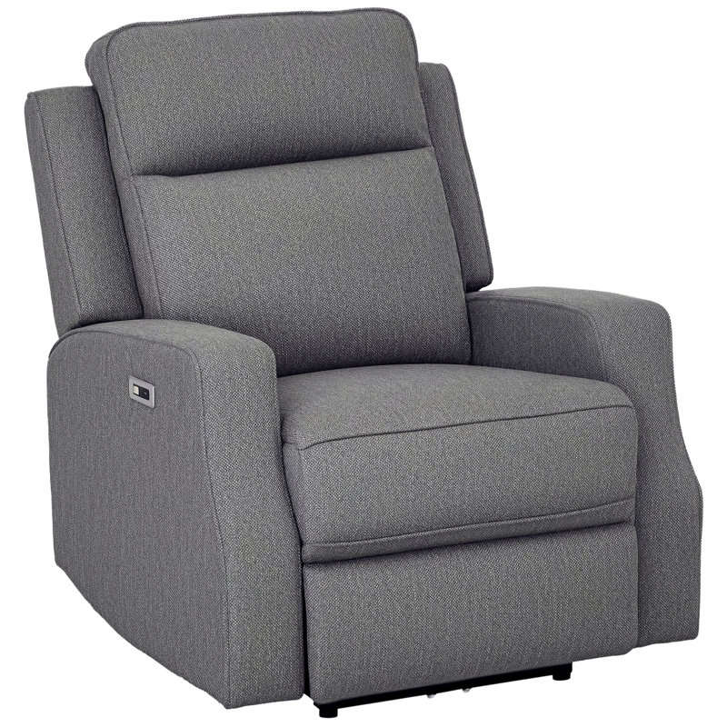 Eckart 84cm Wide Standard Recliner, Charcoal Grey