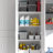 3 Pieces Garage Storage Cabinet System Set-947937076