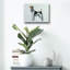  «Fox Terrier» par Harro Maass, art mural en verre acrylique, 16 po x 12 po