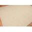 Tapis ivoire en laine noué à la main de conception unique 8 pi x 10 pi
