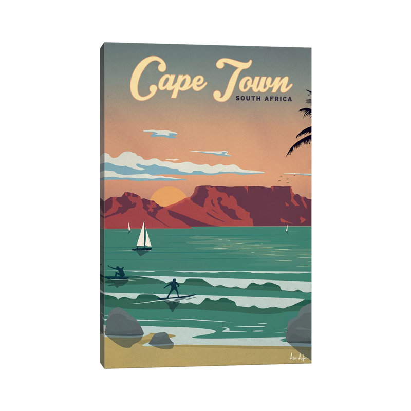 Cape Town - Wrapped Canvas Print, 20.32 cm H x 30.48 cm W