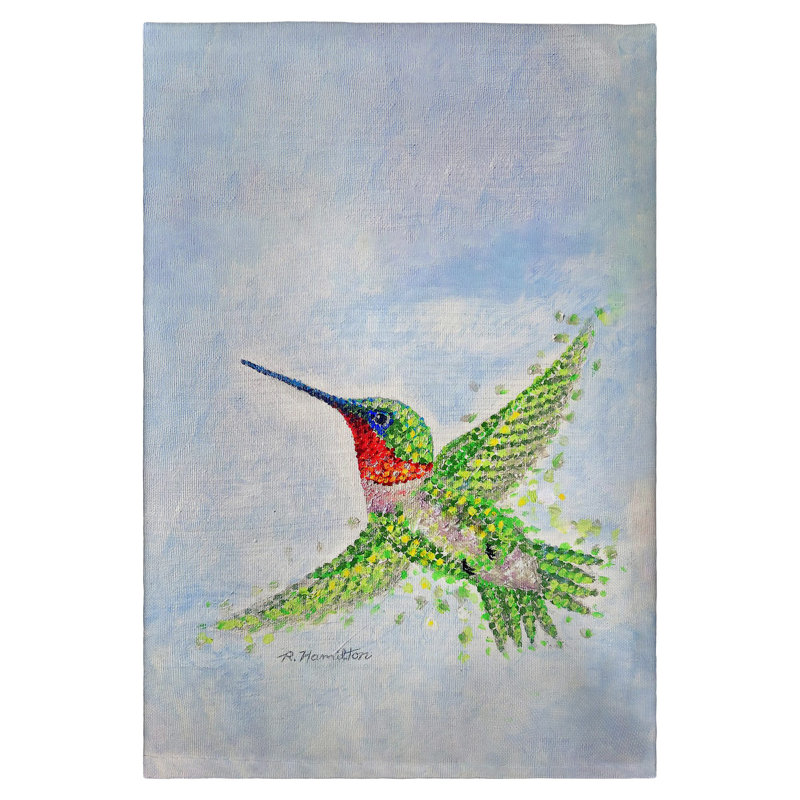 Hummingbird Flight Guest Towel