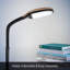 Lampe sur pied à DEL à intensité variable de 53 po avec tête de col de cygne réglable en hauteur Litespan-62954043