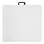 Table pliante rectangulaire Regency Trestle Series 48 po x 24 po, en plastique moulé par soufflage de qualité commerciale - Blanche
