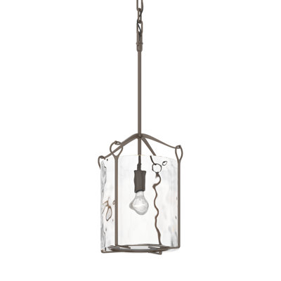 Luminaire suspendu cylindrique à 1 lumière Bow