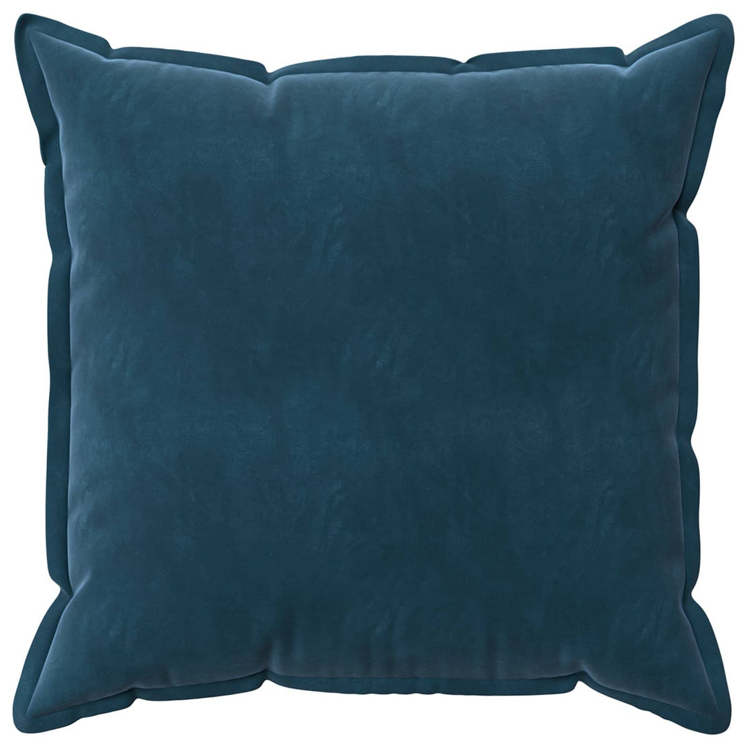 vidaXL - Cushion Cover - Velvet - Blue - 80 x 80 cm - Image 2