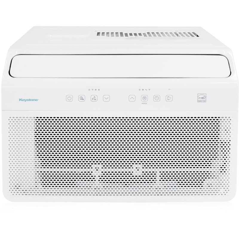 Climatiseur de fenêtre 12 000 BTU Keystone avec chauffage d'appoint et télécommande, 12000