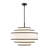 Aasim 24" 5-Light Dimmable Tiered Drum Chandelier-390782658