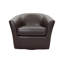 Fauteuil demi-tonneau pivotant de 32 po Agee-24330660