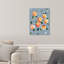 «Dusty Blue Peaches», impression sur toile-78599371-78599372