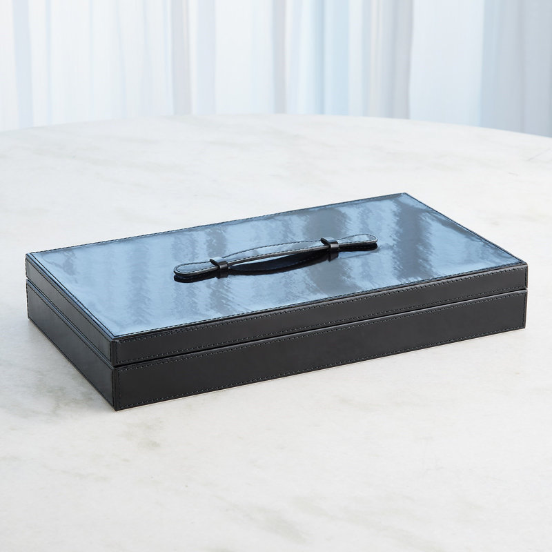 Handmade Decorative Box, 2.75" H x 18" W x 10" D