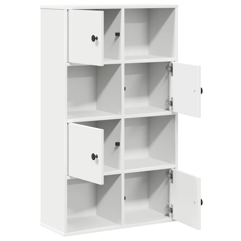 Anagnos 101.5cm H x 60cm W Bookcase, White