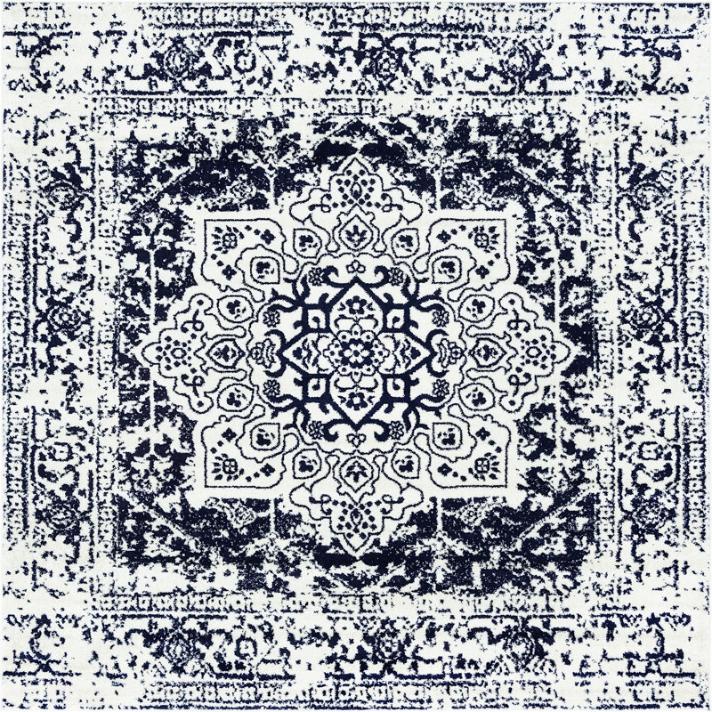 Tapis traditionnel Traditional Endesha, Carré 7 pi 10 po