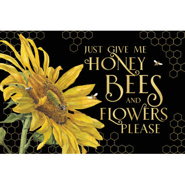 Bee Kind Humble Kitchen Mat Gracie Oaks Color: Yellow