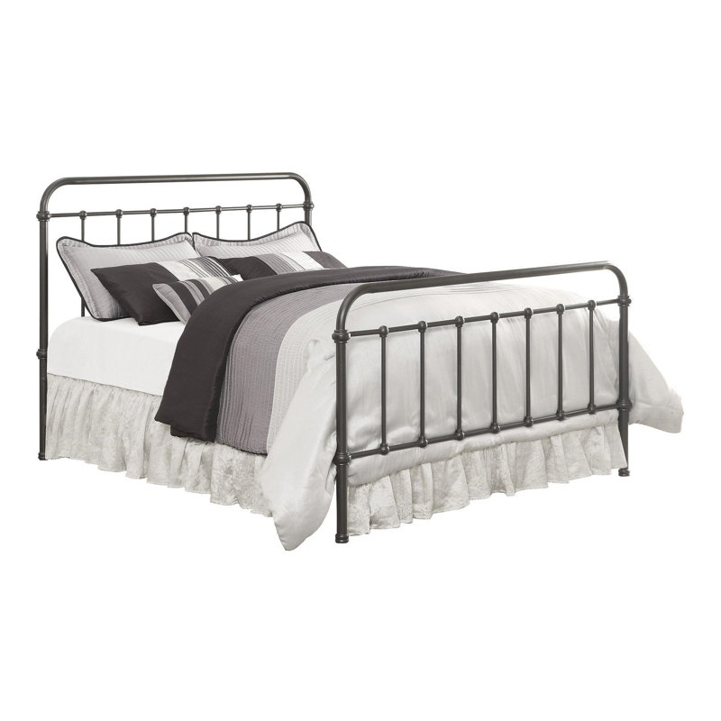 Lit standard en métal Otteridge, Simple, Black