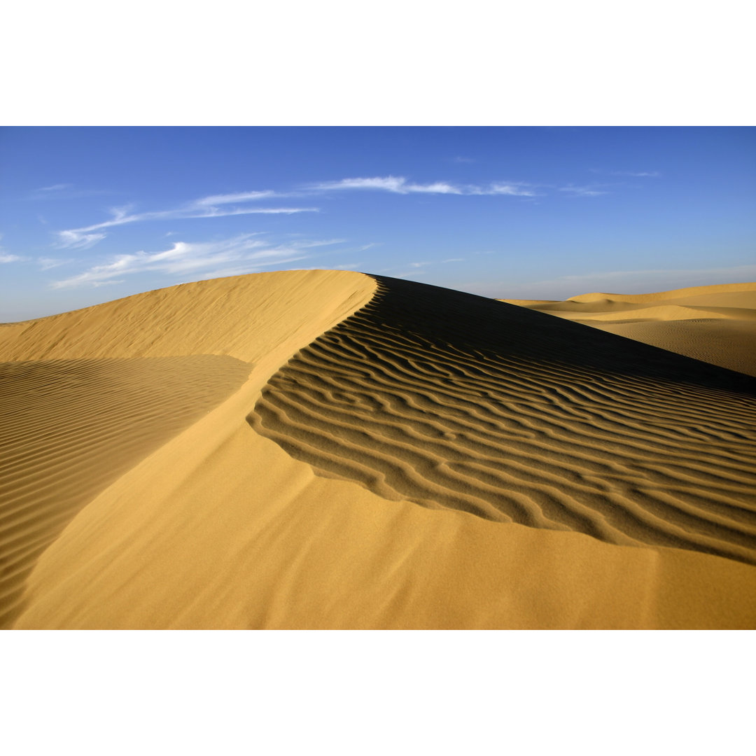 Gekräuselte Sanddünen von BremecR - Druck