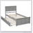 Platform Bed With Trundle-1088709543