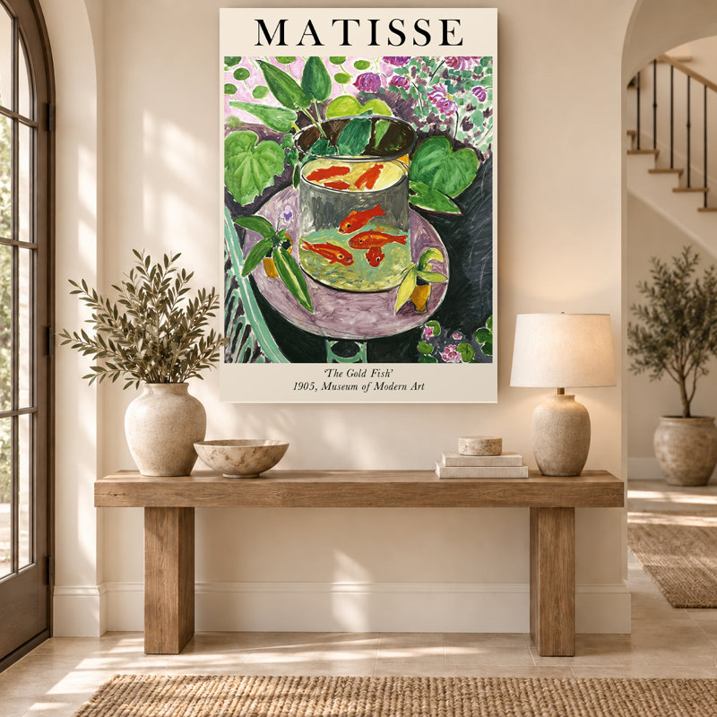 Art mural sur toile Matisse, 24" H x 16" W