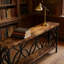 Table basse, canapé industriel, console à 2 niveaux-16592274-16592275