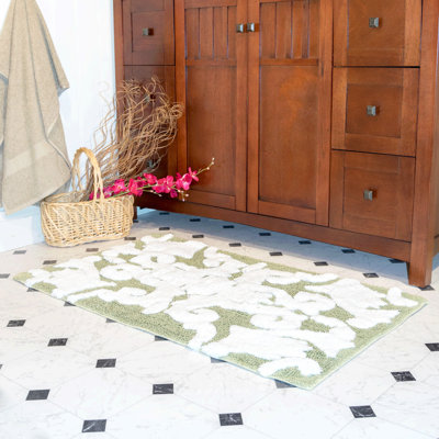 Ensemble de tapis pour salle de bain 100% coton antidérapant Elar