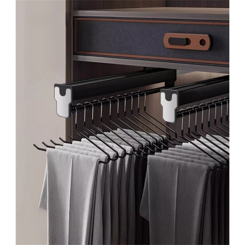 Extendable Trouser Rack With Slide Rail