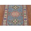 Tapis bleu clair à motif oriental Kazak