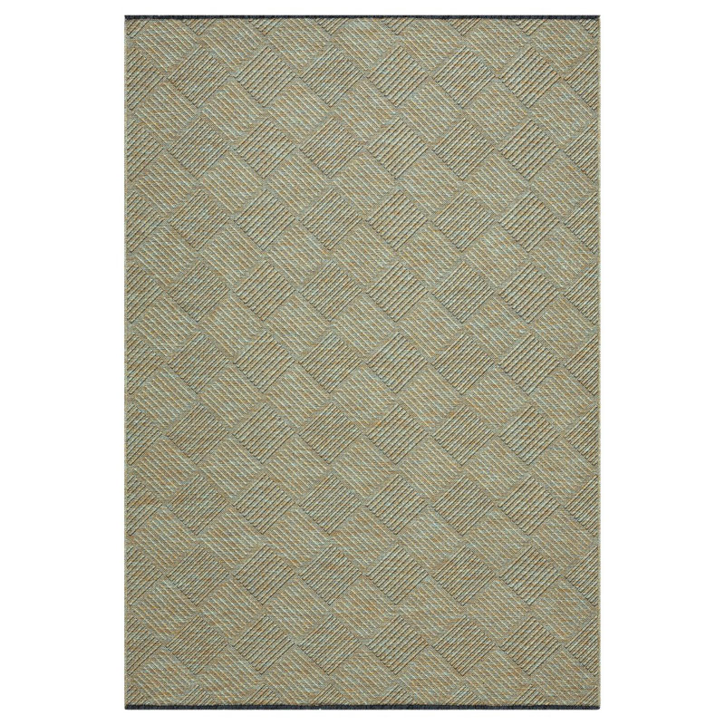 Modern Checkered Non-Slip Washable Area Rug, Rectangle 8' x 10'