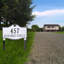 Colonial Two Line Address Sign Plaque with Lawn Stakes-1768408847