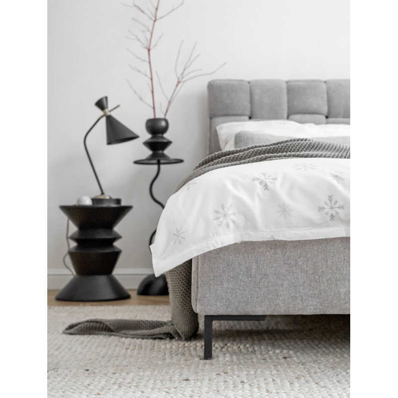 Eve Bed, Grey, European Double (4'6)
