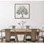 «Traditional Tree Linen Textured» par The Creative Bunch Studio, reproduction d'art sur toile encadrée