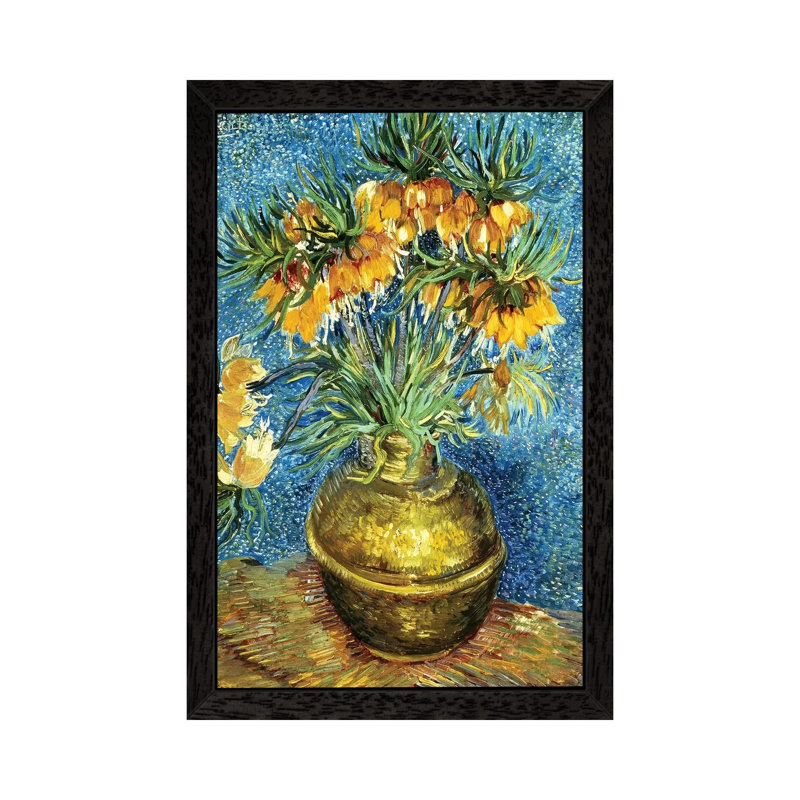 1 Piece Wall Art on Canvas, 66.04 cm H x 45.72 cm W, Black Framed