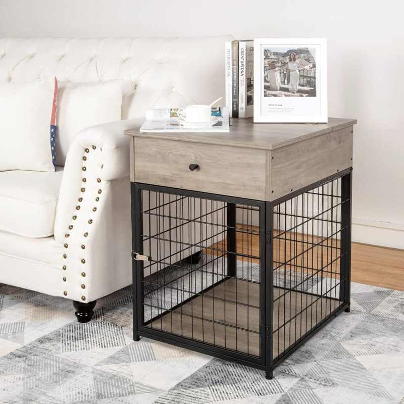 Cage pour chien Furniture, gris