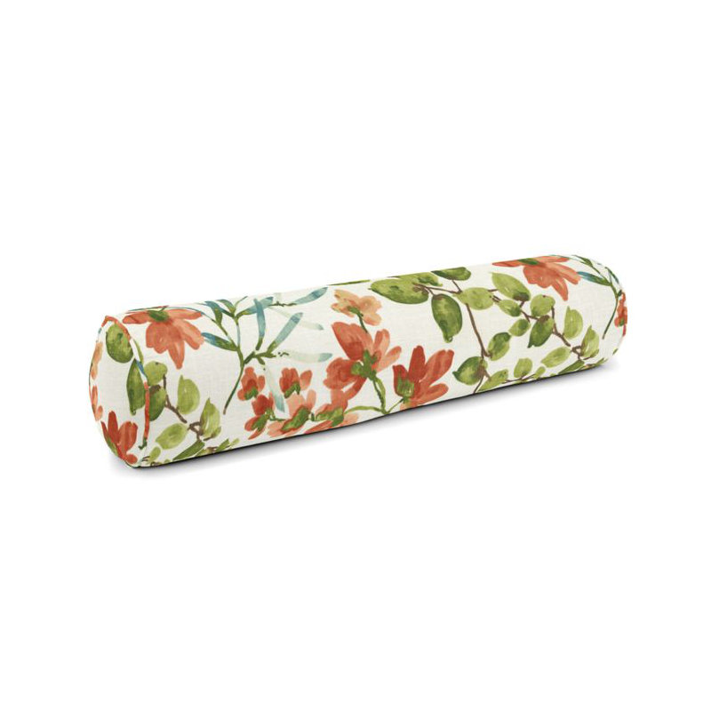 Awash In The Park Bolster Pillow Cover & Insert, 8" x 24", Amber
