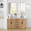 Ensemble de meuble-lavabo double avec miroir Gavino-584139499-584139498-547122678