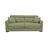 Bellinda Italian 81" Modern Stain and Abrasion Resistant Performance Fabric Queen Size Sleeper Square Arm Sofa Bed with Adjustable Headrests-59051729