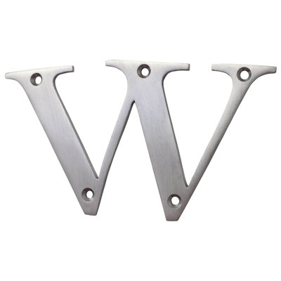 3'' H Brass House Letter