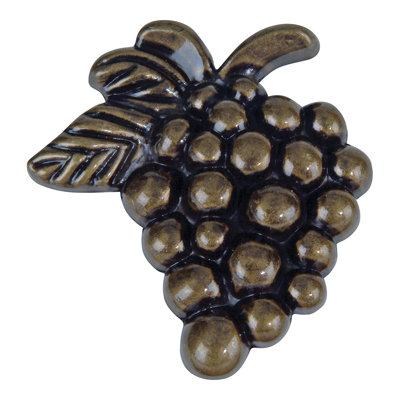 Vineyard Grapes 2" Length Novelty Knob