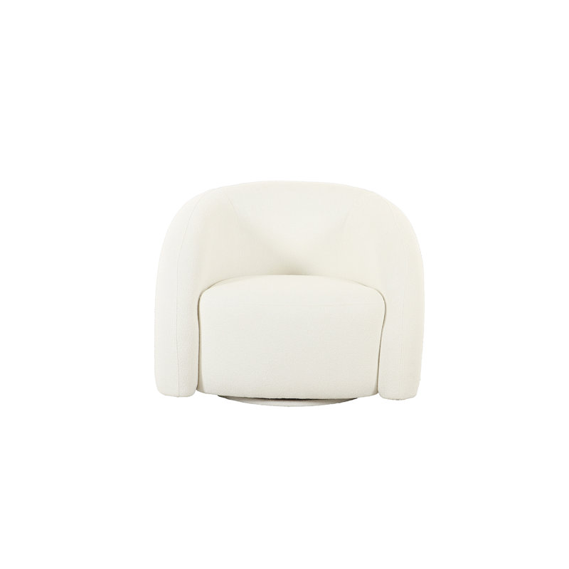 Fauteuil demi-tonneau pivotant 37 po Caricia