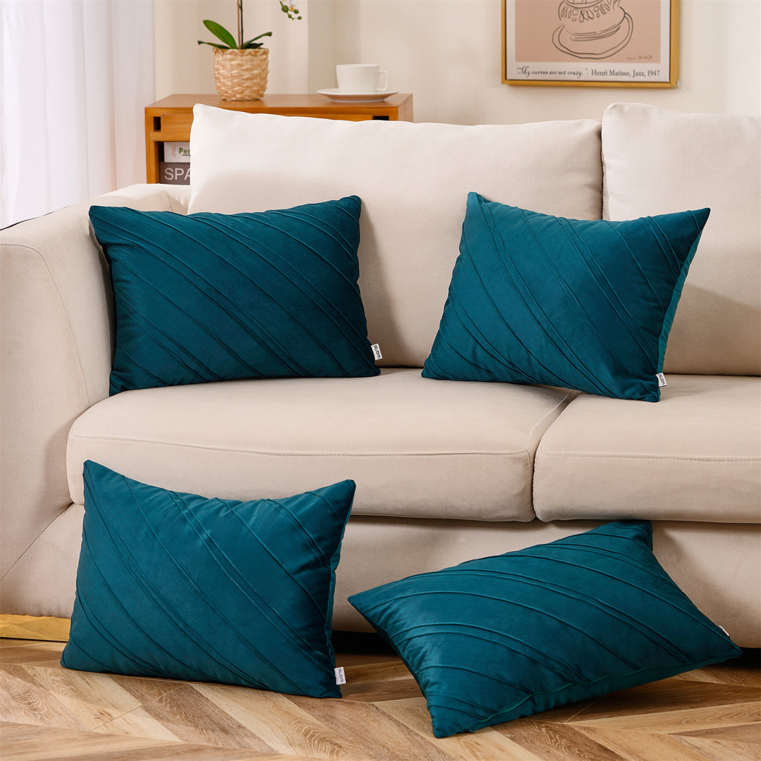Velvet Throw Pillow (Set of 4) WARISI