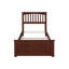 Lit de base en bois massif Brunelle avec pied de lit assorti-546309036-546309034