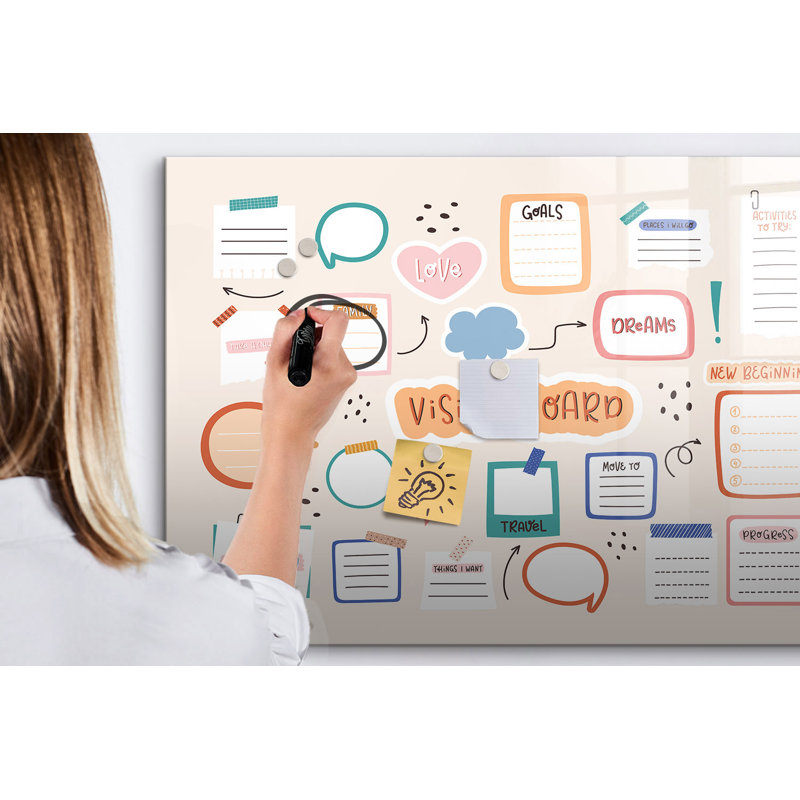 Magnetic Glass Dry Erase Board