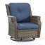 Chaise de patio pivotante avec coussins Nihat-1563835547