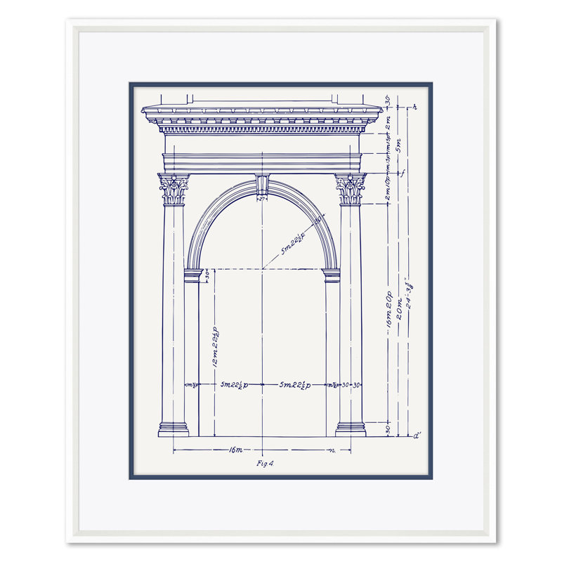 White Arch Figure 6, 4 & 5 Giclee Print by David Phoenix