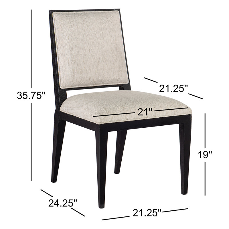 Linville Falls Side Chair, Noir